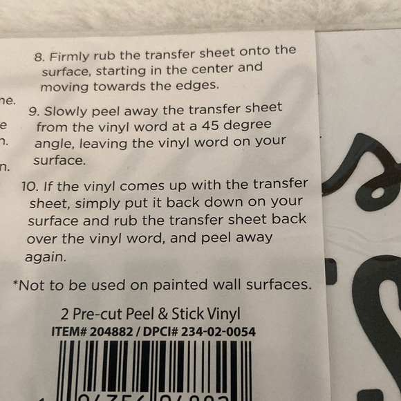 Target 2020 BP Halloween Peel & Stick Precut Vinyl - Picture 6 of 7